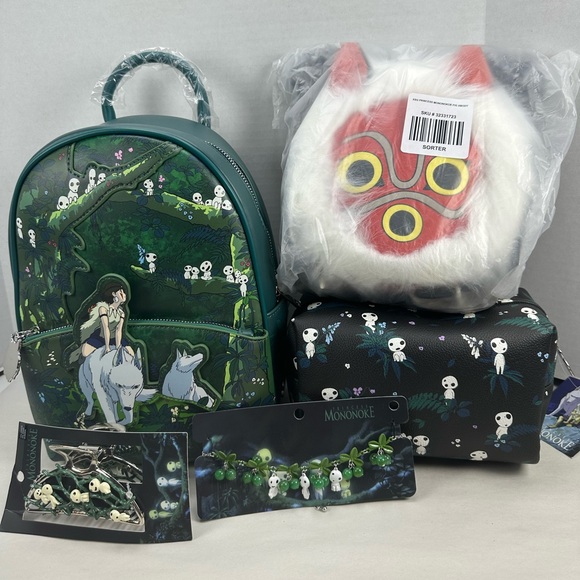 Studio Ghibli® Princess Mononoke Forest Scene Glow-In-The-Dark Mini Backpack +++ main image 6